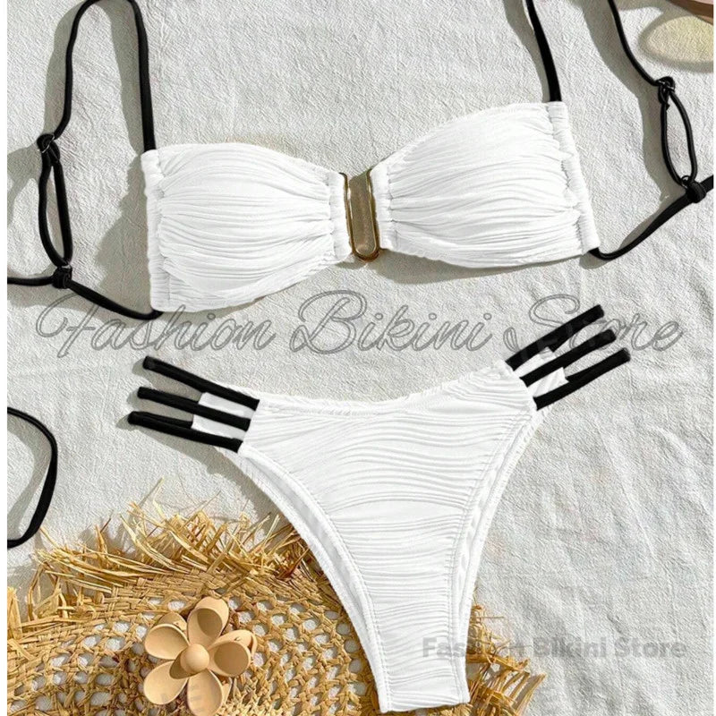Sexy Bikinis 2026 Women's Swimwear Female Swimsuit For Swimming Wear Bathing Suits Brazilian Bikini Set Beachwear Pool Bather