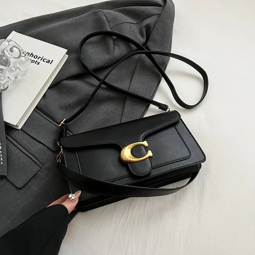 2026 new European retro classic fashionable versatile chain flap crossbody bag, suitable for women to match