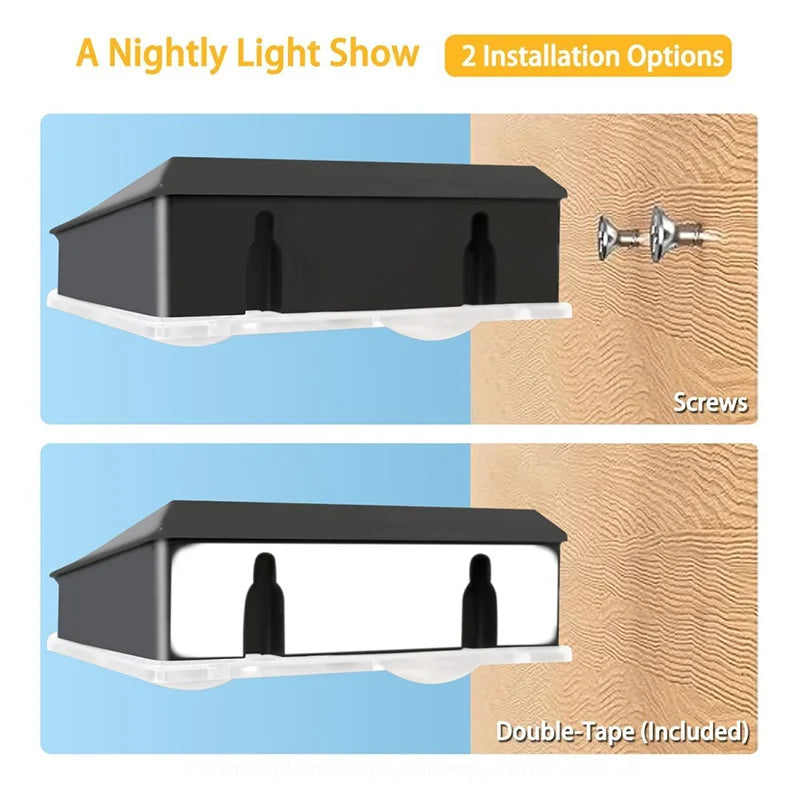 Solar LED Light Outdoor Waterproof Garden Decor Solar Powered Lamp Super Bright Villa Door Number Balcony Sunlight Wall Lighting