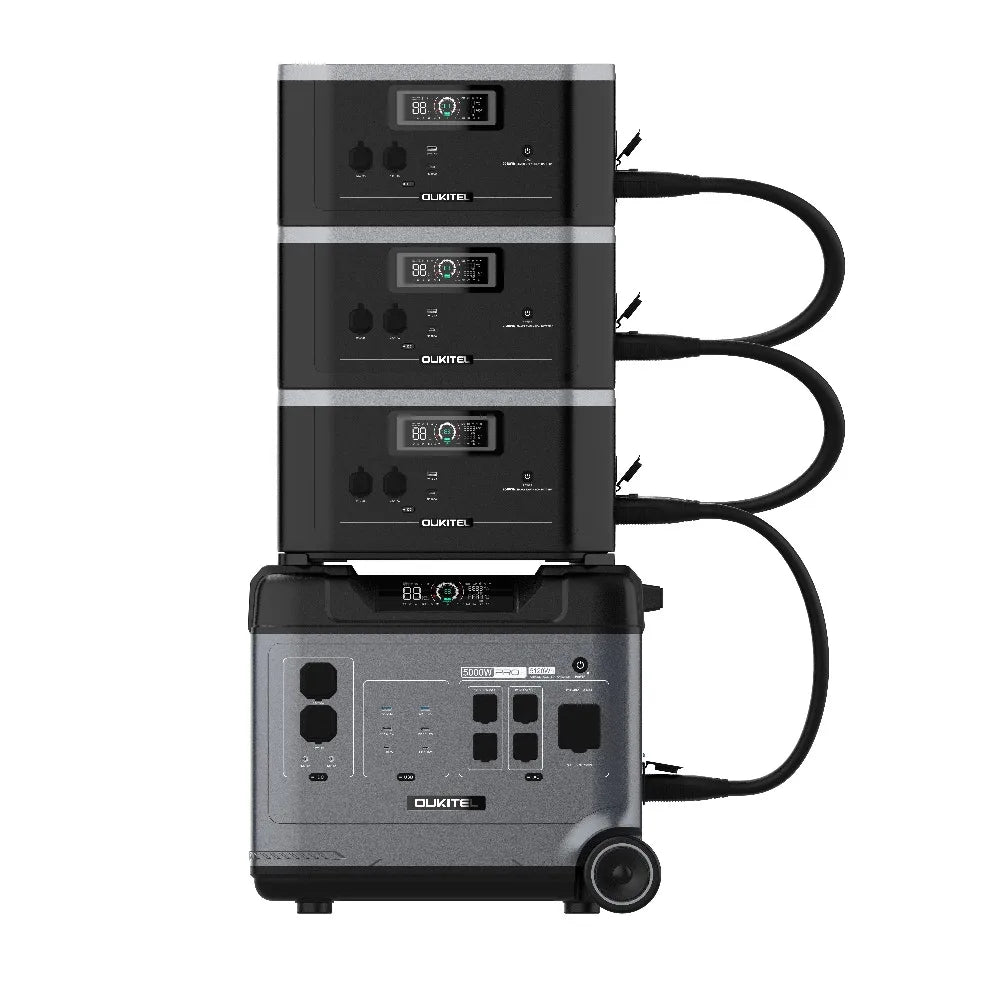 5000W Lifepo4 Battery Portable Power Station with Fast Charging Application Control Overseas Warehouse Stock Solar Generator