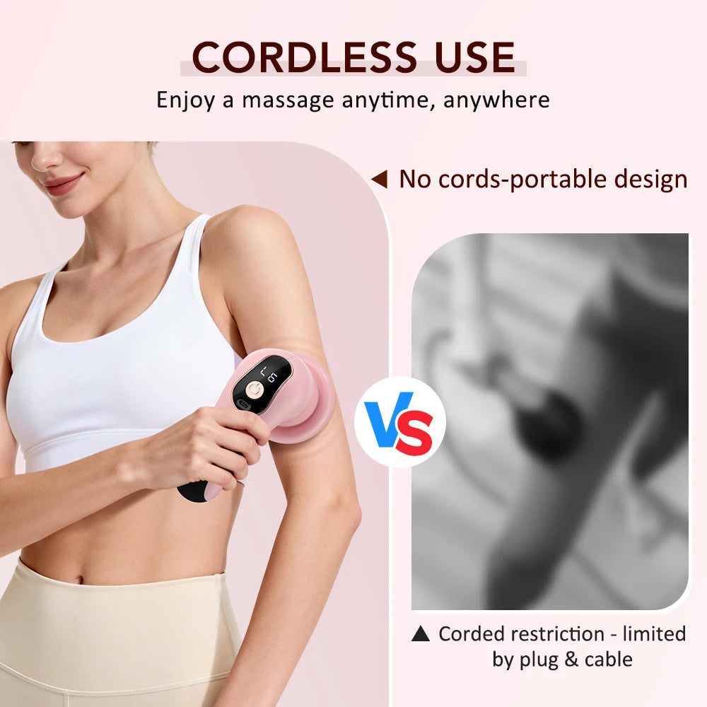 5 IN 1 Electric Fat Burner Body Slimming 6 Level Vibration Massage Anti Cellulite Portable Abdomen Massager Waist Leg Shaping