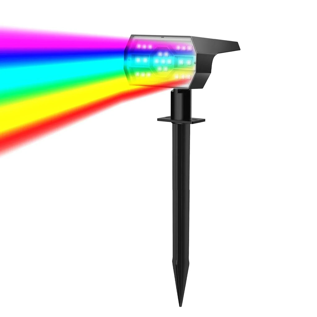 ‌Solar Lights Outdoor, IP68 Waterproof, 56 LEDs, 3 Modes, Solar Powered Garden/Yard Spotlights ﻿