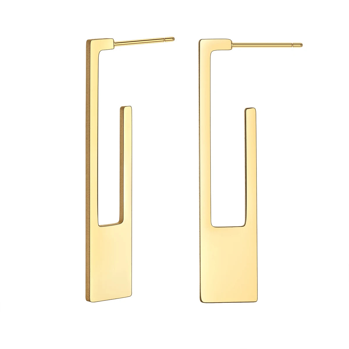 Chandler Rectangle Earring Art Deco Earrings Modern Rectangle Bar Earrings Modern Trending Jewelry for Women