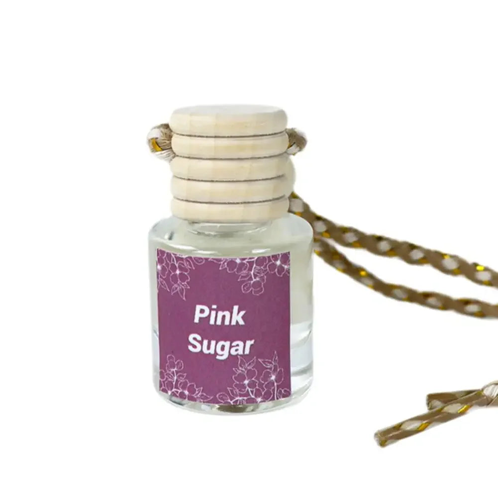 Car Hanging Perfumes Pendant Portable Hanging Aromas Men Present Women Hanging Air Freshener Bottle Car Glass Diffuser Frag J3C4