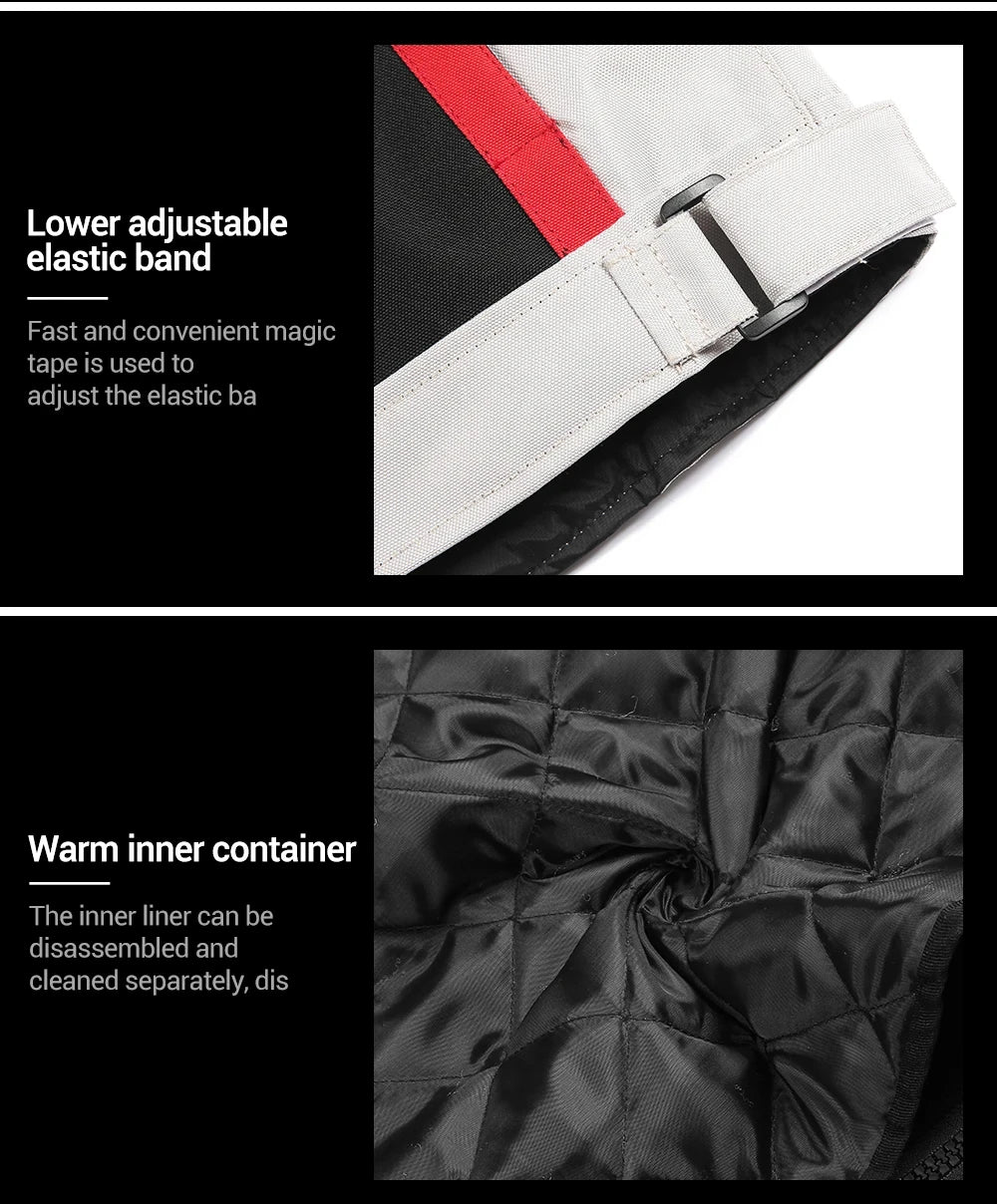 Men Motorcycle Jacket Waterproof Four Season Motorbike Overcoat Pants Reflective Riding Jackets Windproof Suits Removable Lining