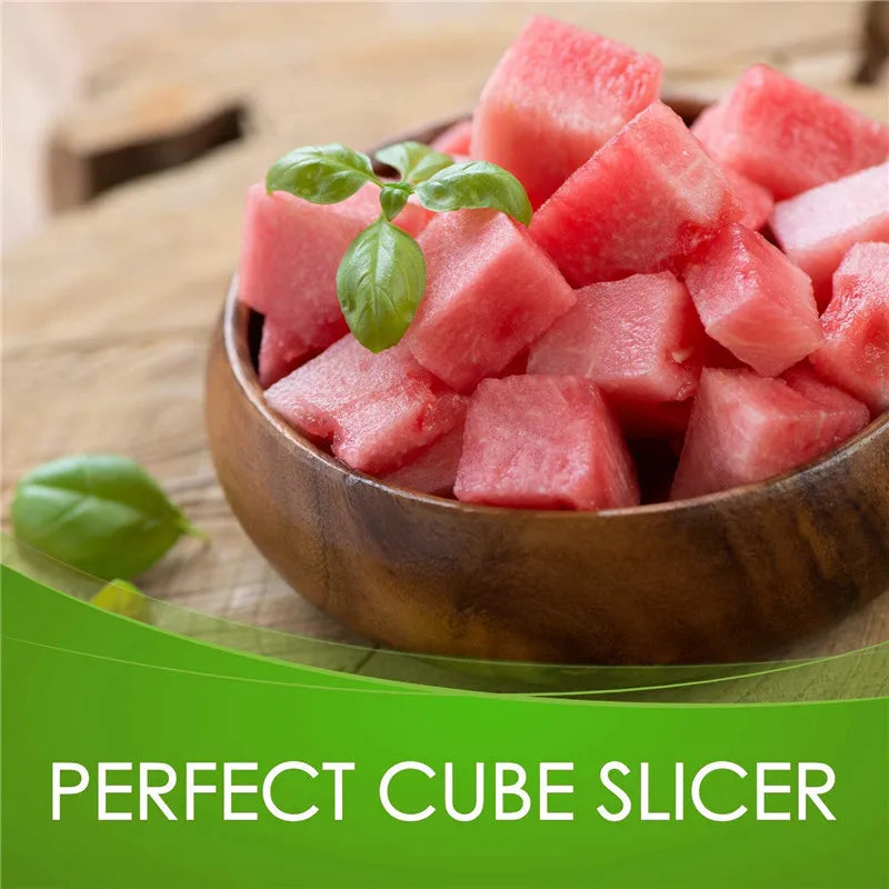 Watermelon Cutter Stainless Steel Windmill Design Cut Watermelon Knife Kitchen Gadgets Salad Fruit Slicer Cutter Tool