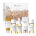 Korean Centella Travel Kit,Toner, Ampoule,Soothing Cream,Ampoule Foam,Cleansing Oil Daily Skincare Mini 5pcs Trial Kit Box Gifts