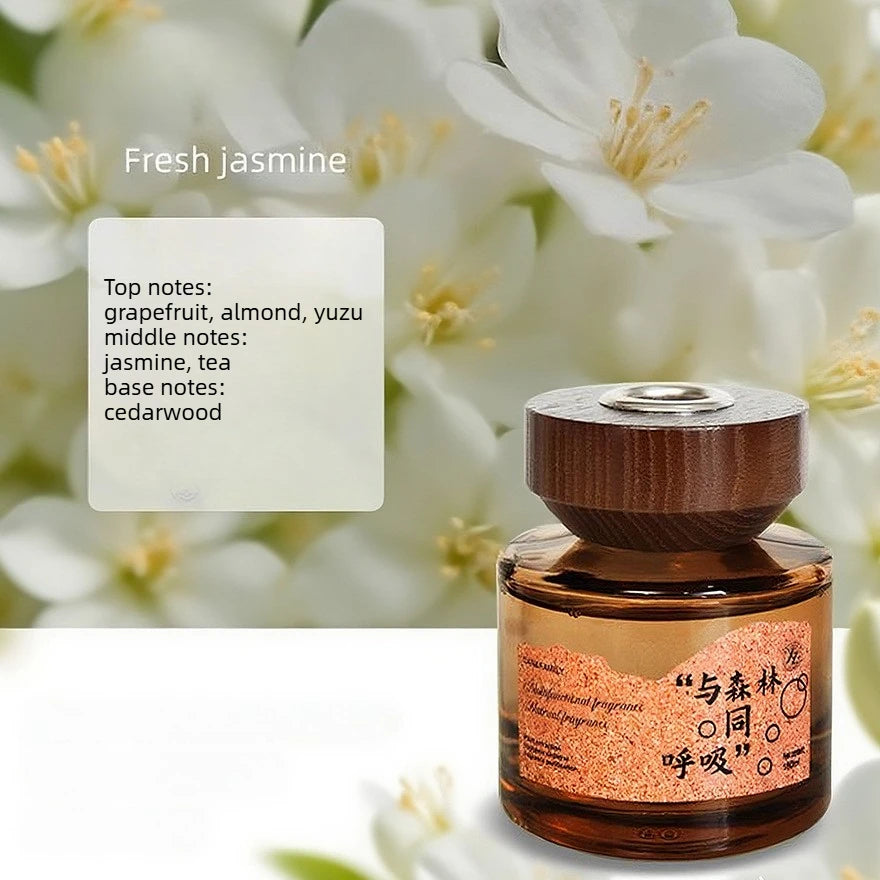 1pc High Grade Wood Car Mounted Perfume Accessories Vintage Highend Fragrance Lasting Fragrance