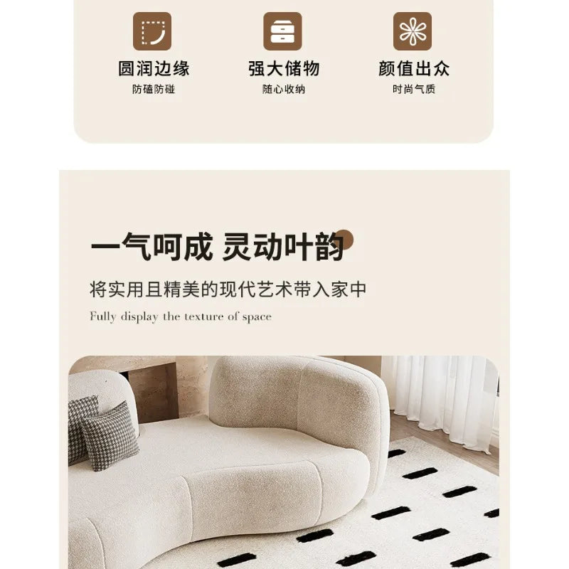 Light luxury solid wood leaf coffee table living room home antique special-shaped coffee table
