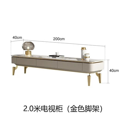 Modern Italian Tv Stands Design Drawers Style Premium Tv Table Luxury Trendy Elegant Muebles Para Hogar Living Room Furniture