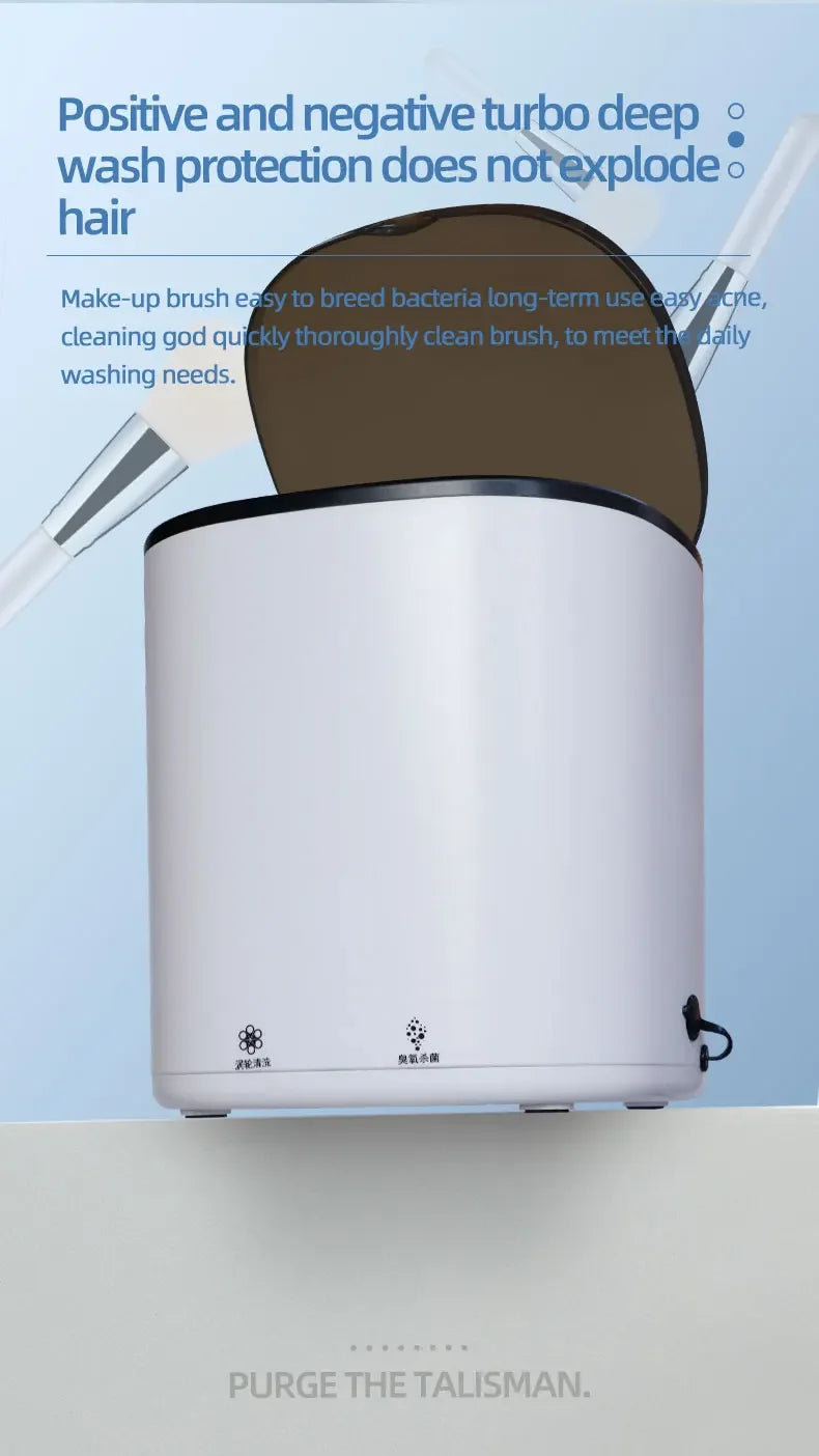 Beauty Egg Makeup Brush and Washer Quick Wash Brush Electric Scrubbing Artifact Cleaning Machine Tools Makeup Brush New Models