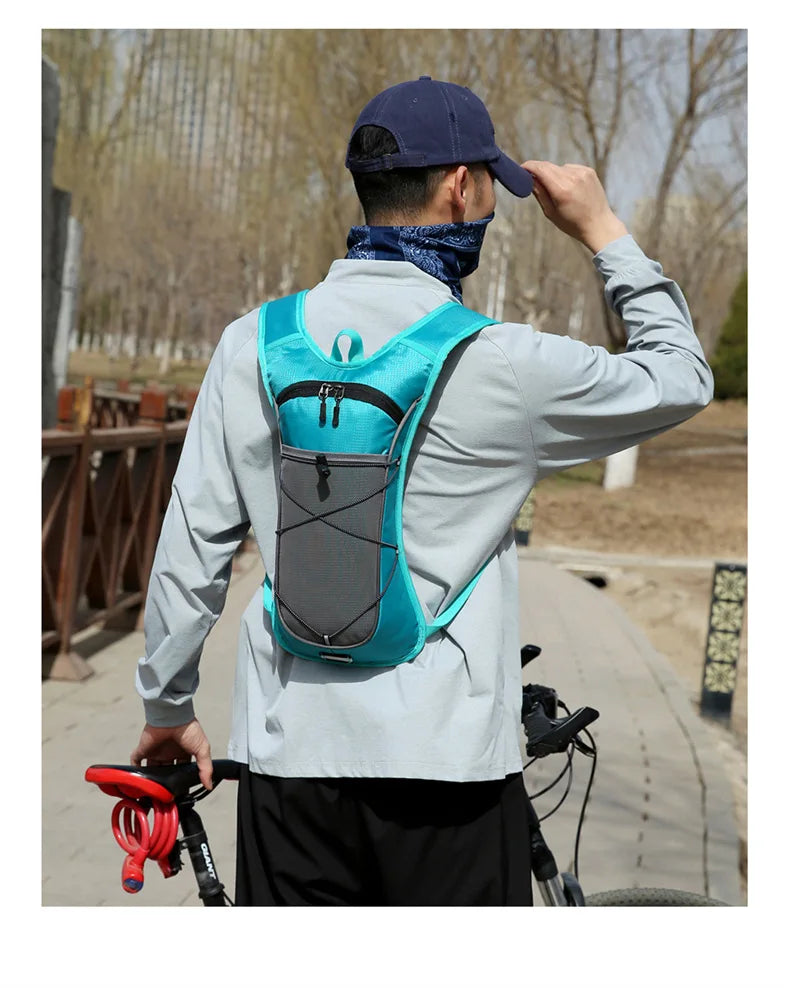 Outdoor Sports Cycling Backpack Mountaineering Hiking Bag Water Bag for Trekking Running Backpacks Travel Dual-Shoulder Bag