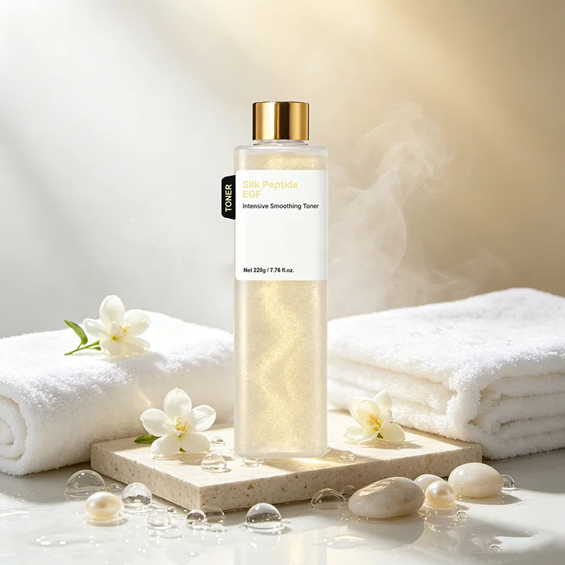 Silk Peptide EGF Intensive Smooth Facial Toner Moisturizing Soften The Skin Nourishing Revitalizing Skin Korea Skincare