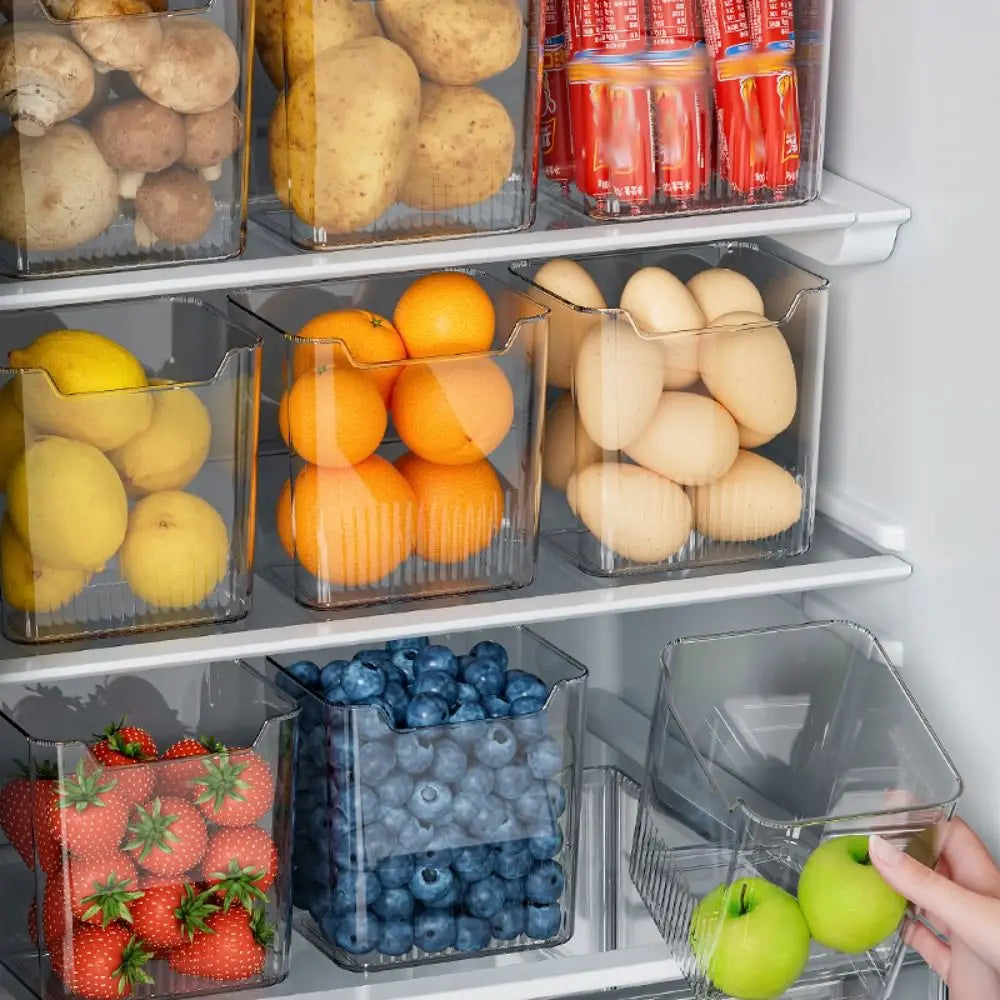 Multifunctional Refrigerator Side Door Storage Box Kitchen Organizer Food Classification Shelf Fridge Organizer Rack