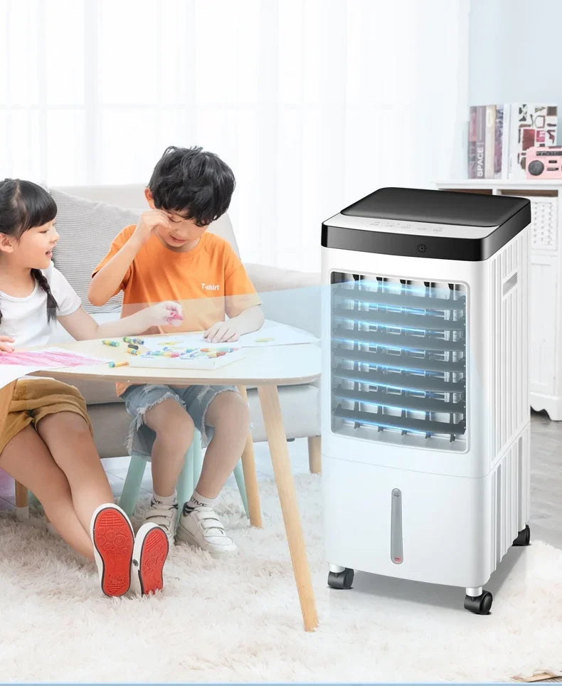 SIHAO Portable Air Conditioner Fan Humidifier Evaporative Cooler with Remote Control 10L Water Tank Strong Wind Silent Cooling