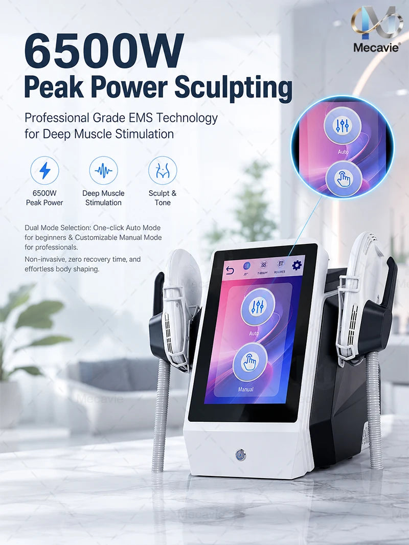 Technology 6500W NEO RF Body Slimming Machine Fat Burning Muscle Toning Device for Abdomen Thighs Pelvic‌ Whole Body