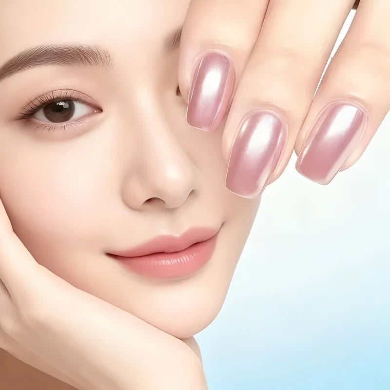 NOCIS 14ml Premium Rose Purple Nail Polish - Quick-drying Natural Nail Art with Long-lasting Shine, Nail Strengthener for All
