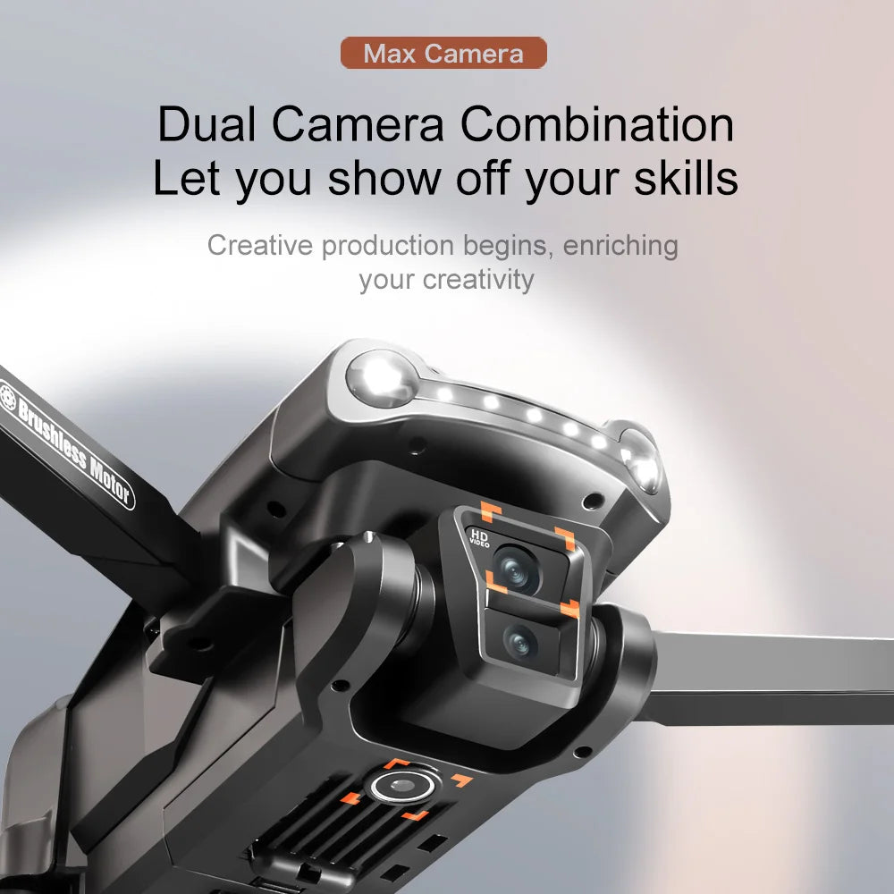Original V198MAX Drone 8K Profesional FPV Brushless Laser obstacle avoidance Aerial Optical Foldable Quadcopter Mini 4K Dron