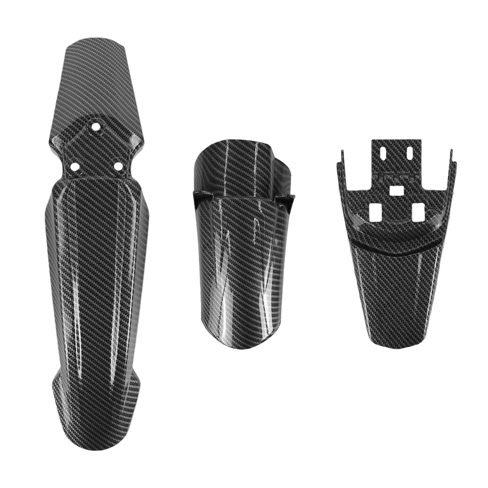 For Segway X260 X160 Carbon Fiber Front Rear Fender Mudguard Set for Sur‑Ron Light Bee X Light Bee S Electric Dirt Bike Parts
