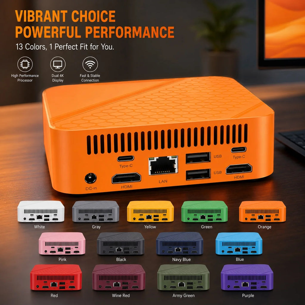 HOT Intel Core i9 10980HK Mini PC Windows 11 UHD Graphics Pocket Computer 16GB RAM minipc WiFi6 1TB 2TB SSD Desktop Gaming
