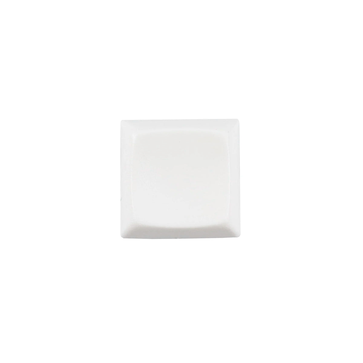 YMDK Square Round 1u Low Profile Blank Black White Keycaps PBT Material DIY for 1350 Switches Mechanical Keyboard