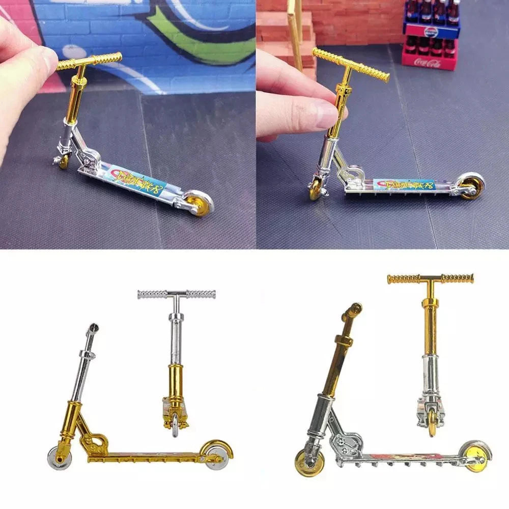 Mini Scooter Two Wheel Scooter Children's Educational Toys Finger Scooter Bike Fingerboard Skateboard