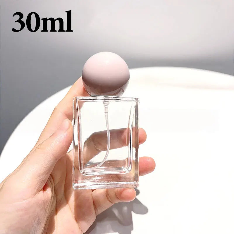 30/50/100ML Square Glass Perfume Bottles Portable Spray Bottle Large Capacity Replacement Empty Wholesale Refillable Containers