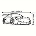 1pc Car Metal Wall Art - Modern Home Decor Sign for Car Enthusiasts Modern Iron Vehicle Sculpture
