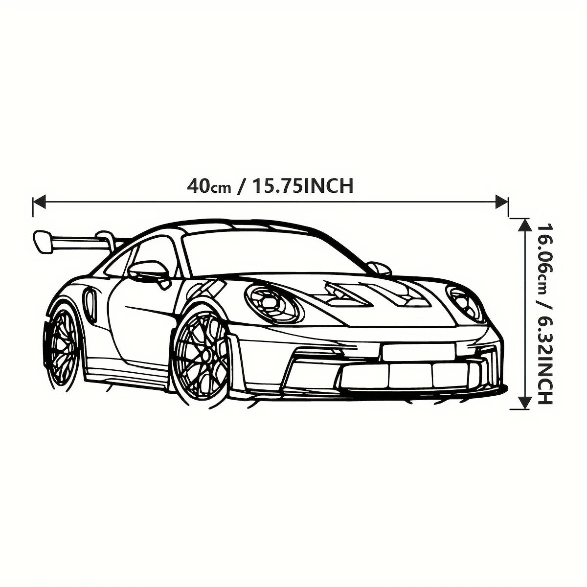 1pc Car Metal Wall Art - Modern Home Decor Sign for Car Enthusiasts Modern Iron Vehicle Sculpture