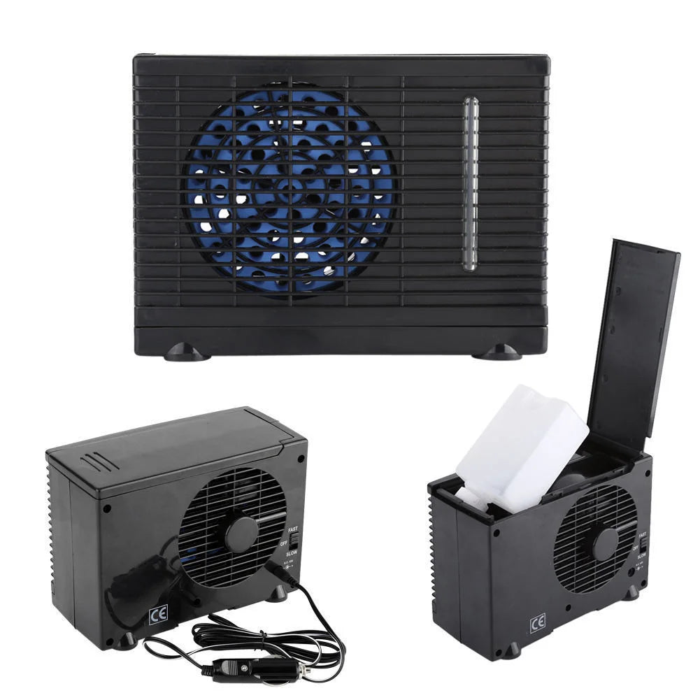 12V 3A for Outdoor Scenes Portable Mini Car Air Conditioner Quiet  Low Power Consumption Car Cooling Machine ABS Housing