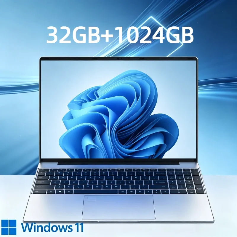 2026 15.6" Gaming Laptop Intel Core i9 10980HK 32GB RAM 2TB SSD Windows 11 Pro Ultra Slim Notebook Computer for Office Business