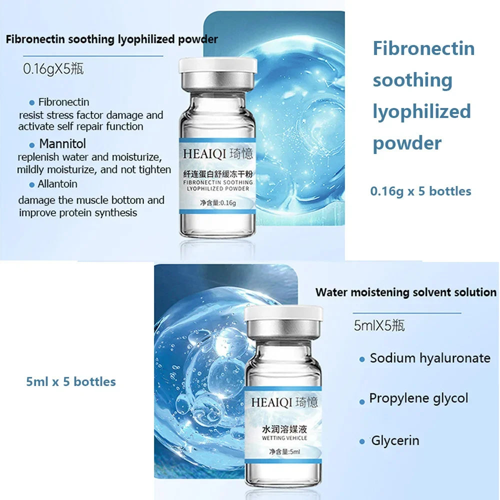 Sensitive Hyaluronic Acid Fibronectin Freeze Dried Powder Korea Face  Repair  Skin Firming Moisturising Skin Rejuvenat Skin Care