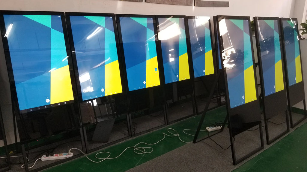 21.5 32 43 Inch Shopping Mall Android Interactive Touch Screen Digital Signage Display Floor Stand Lcd Self Service Kiosk