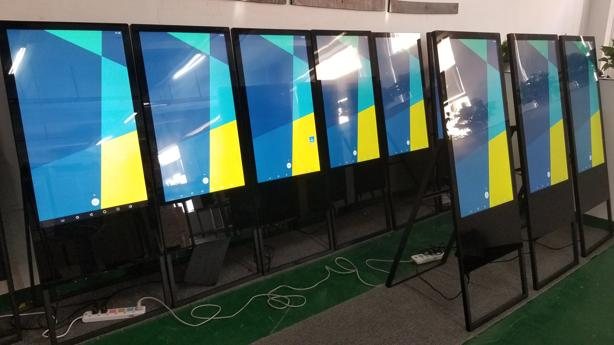 21.5 32 43 Inch Shopping Mall Android Interactive Touch Screen Digital Signage Display Floor Stand Lcd Self Service Kiosk