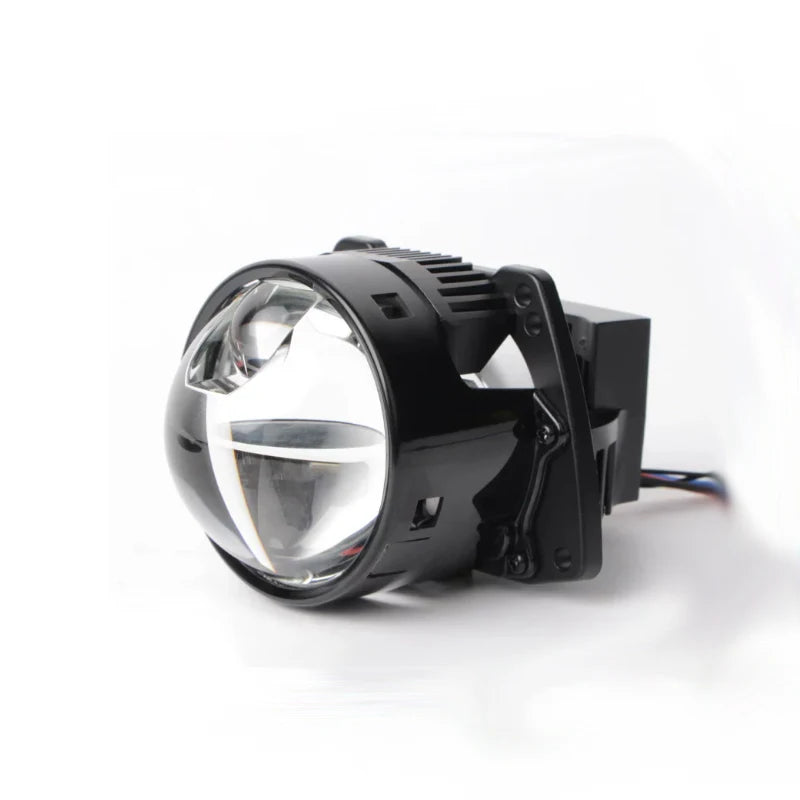 3-inch car LED dual beam optical direct laser lens, high and low beam car headlight lens, laser front headlight