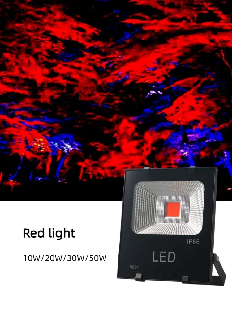 Led Spotlight Colorful Projector Lamp IP66 Outdoor Waterproof Tree Light 10/20/30/50W Garden Green Landscape Patio Lawn Lighting