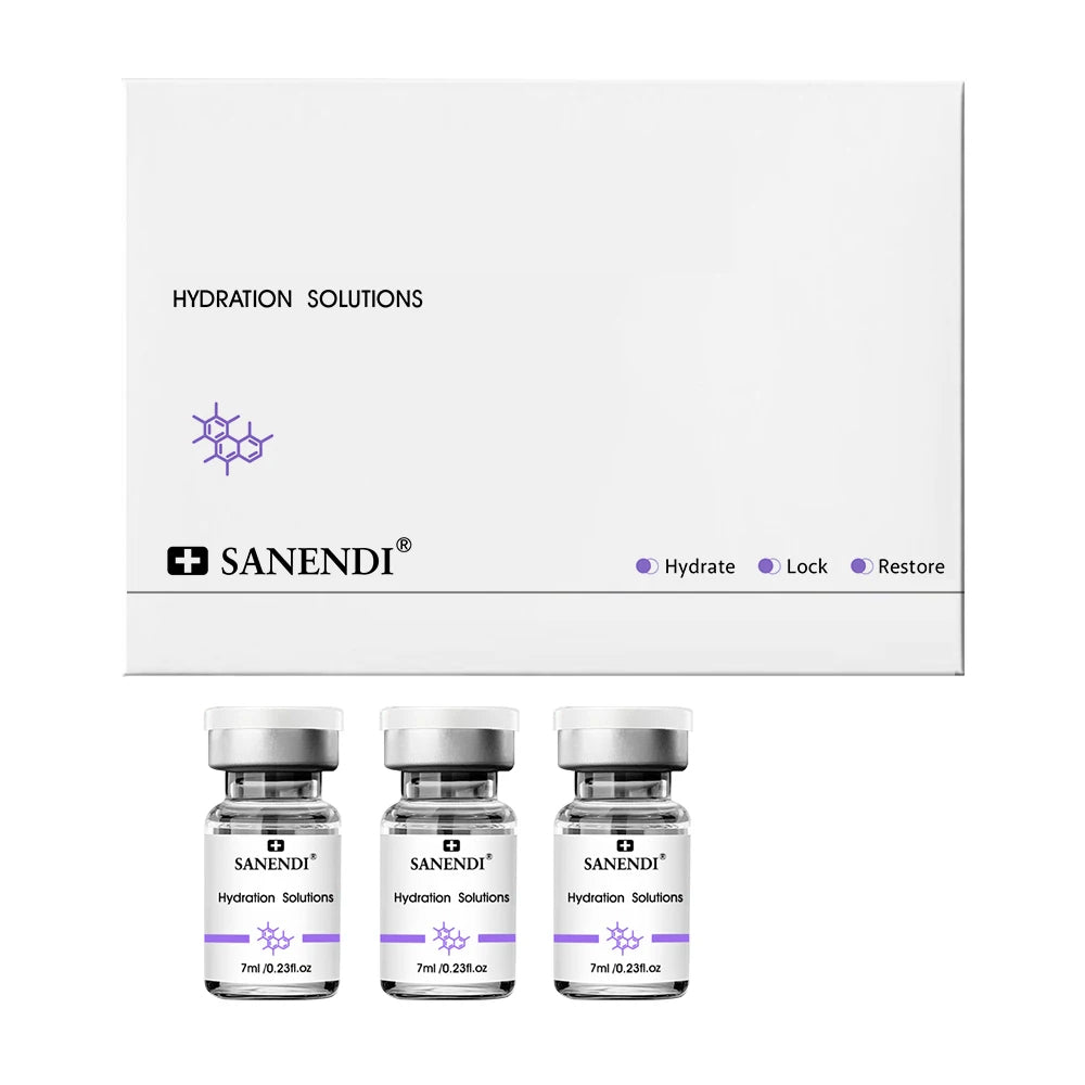 Sanendi Deep Hyadration Fluid Solution Glutathione Hyaluonic Acid Serum GSH Daily Face Care Miosturizing Korean Skin Care
