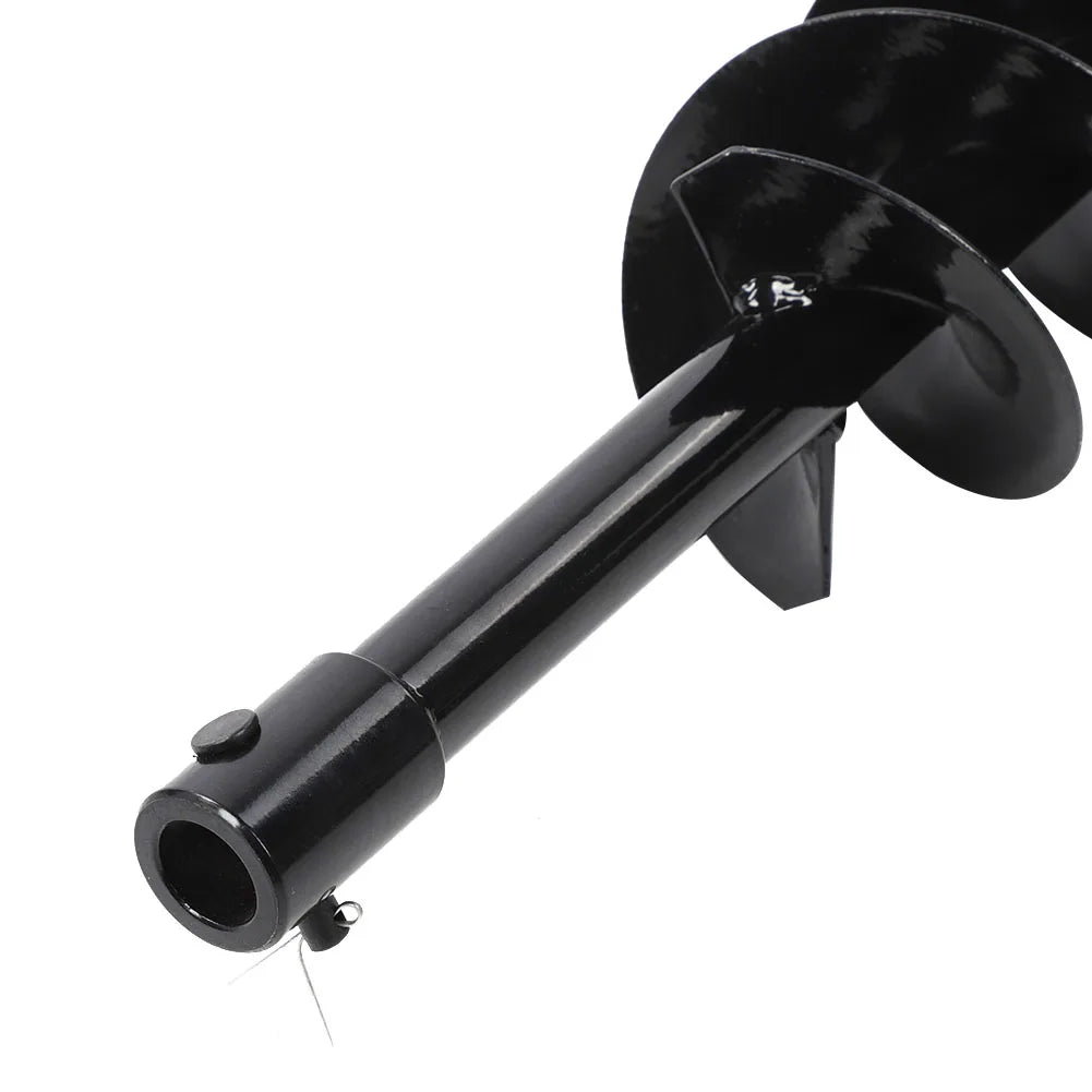 Earth Auger Drill Bit Farm Planting Seeding Hole Digger 100x800mm Dual Blade Hole Digger Drill Bit