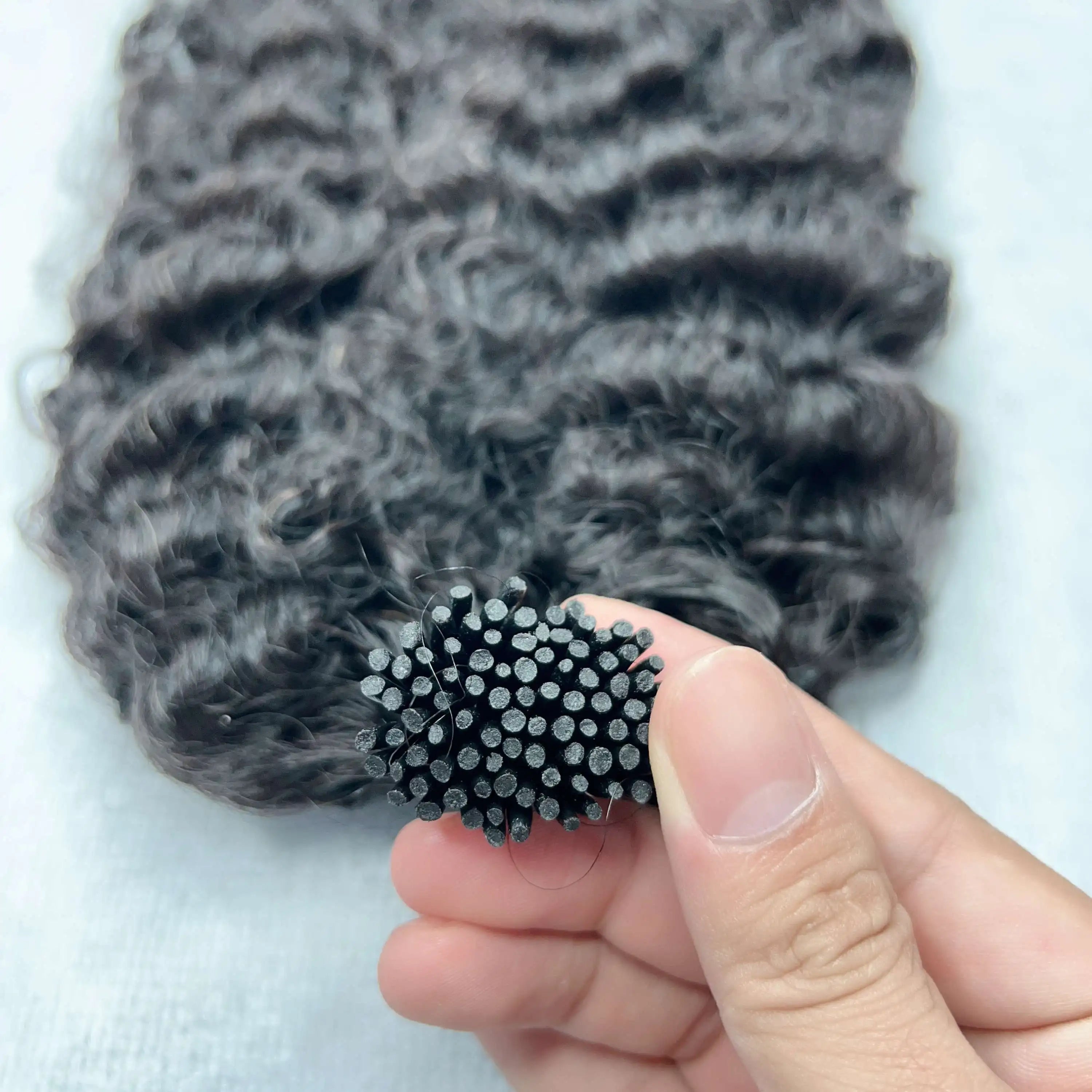 CDYHAIRVN BLACKFRIDAY 100% Virgin Cambodian Hair Extensions Burmese Raw Curly I-Tip Fast Shipping Styles