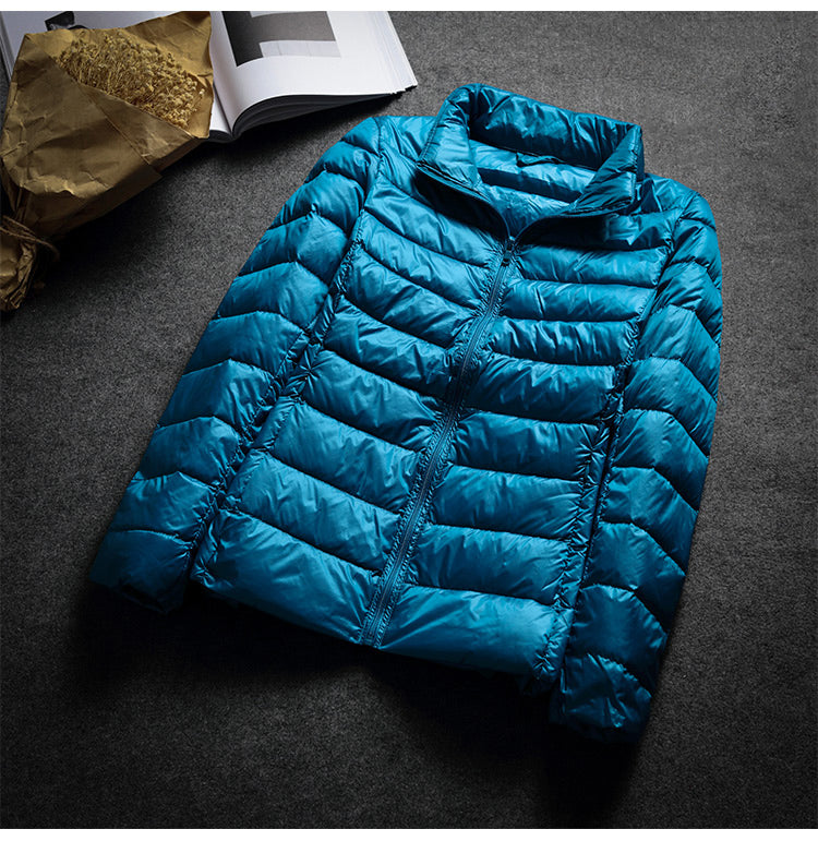 Schinteon Ultralight White Duck Down Jacket Spring Autumn Warm Slim Zipper Women Fashion Light Down Coat 13 Colors S-7XL