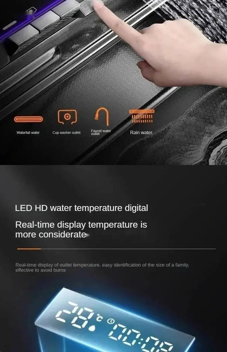 Smart Creative Kitchen Sinks for Apartments Modern Metal Multi-functional Sinks Luxury Household Kitchen Sinks for Rental Houses