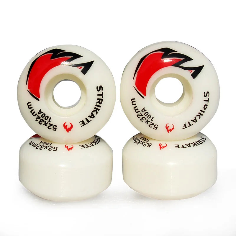 4Pcs Skateboard Wheels With bearing complete PU Skateboard Parts 52mm*30mm Wheels 95A skateboard for riding
