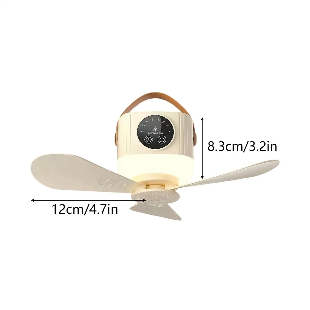 Camping Fans For Tents Low Noise Portable With Remote Timer Camping Tent Fan For Outdoor Beach Rv Bedroom Travel Road Trip
