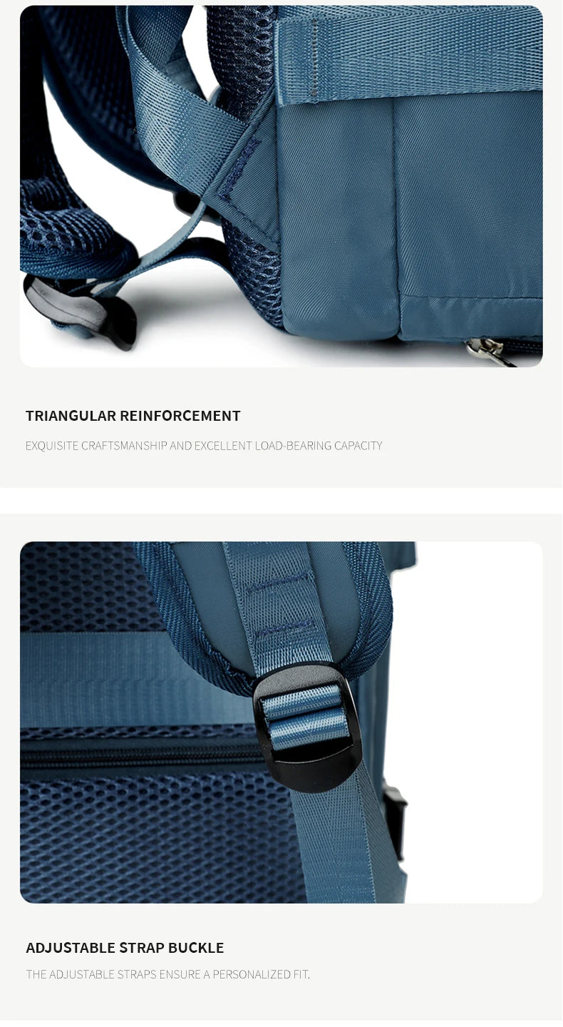 Large Travel Backpack for Women Men Cabin Bag Multifunctional Airplane Waterproof Backpack with USB Charging Anti-Theft Backpack