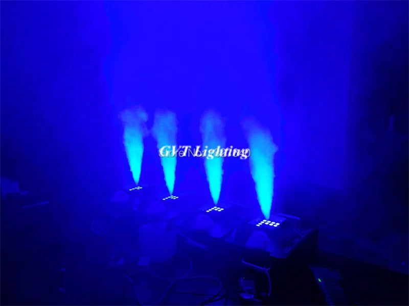 New Arrival 1500W DMX LED Fog Machine Pyro Vertical Smoke Machine 24x9W Professional Fogger For Stage Equipment