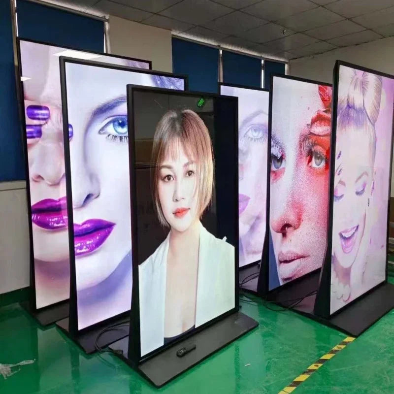 Vertical Full-screen LCD Advertising Machine with A Fixed Large-sized High-definition Screen for Commercial Signage Display