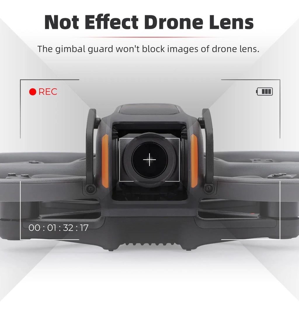 FOR DJI AVATA 2 Gimbal Bumper Aluminum Alloy Gimbal Guard Bump-resistant Camera Lens Protection for DJI Avata 2 Accessories