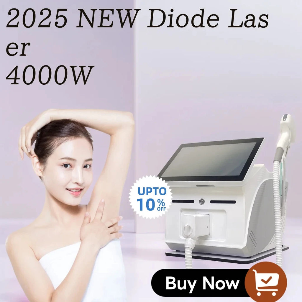 Soprano 2025 Best Hair Removal Laser Brand New Black Ice Platinum Cooling System 808nm Diode Laser Hair Removal Machine 4 Wavele