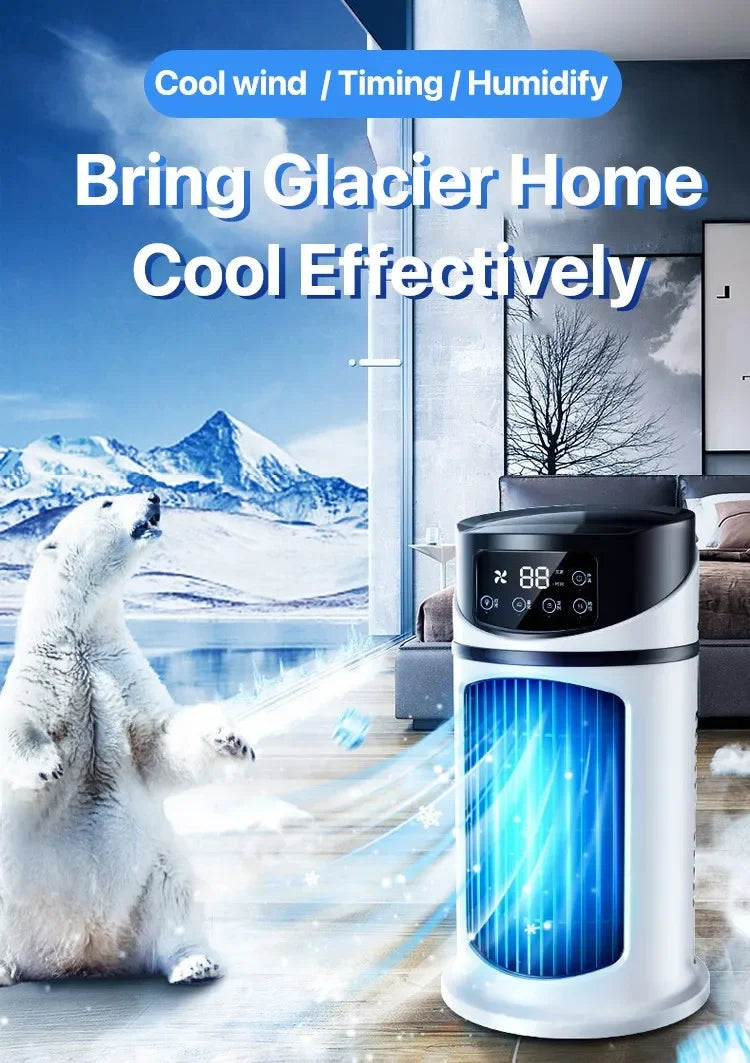 USB Portable Mini Air Conditioner Water Cooling Air Cooler Fan For Home Office