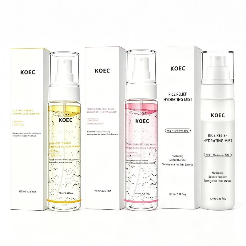 PDRN Kojic Acid Turmeric Serum Mist 100ml Rice Hyaluronic Acid Hydrate Refreshing Face Toner Deep Nourish Daily Pre-makeup Spray